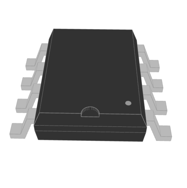 MCP2551 3D Model